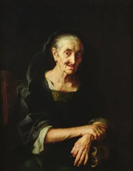 Portret van een Oude Vrouw
